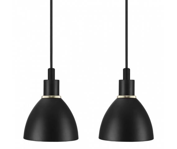 Lampa wisząca  Ray 2-Kit 63233003 Nordlux podwójna oprawa w kolorze czarnym