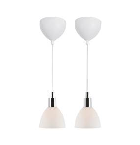 Zestaw dwóch lamp wiszących RAY 2-Kit 63233033 oprawa w kolorze chromu NORDLUX