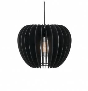 Lampa wisząca Tribeca 38 46433003 Nordlux czarna drewniana oprawa w dekoracyjnym stylu