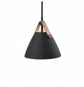 Lampa wisząca Strap 16 84303003 Nordlux czarna oprawa w nowoczesnym stylu