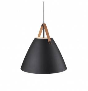 Lampa wisząca Strap 48 84353003 Nordlux czarna oprawa w nowoczesnym stylu