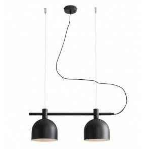 Lampa wisząca BERYL BLACK 976H1 Aldex minimalistyczna oprawa zwieszana w kolorze czarnym
