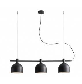 Lampa wisząca BERYL BLACK 976E/1 Aldex minimalistyczna oprawa zwieszana w kolorze czarnym