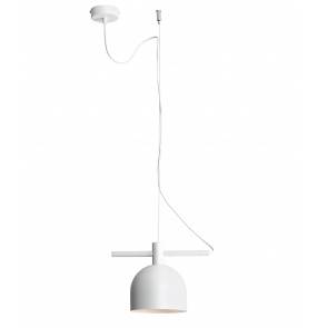 Lampa wisząca BERYL WHITE 976G Aldex minimalistyczna oprawa zwieszana w kolorze białym