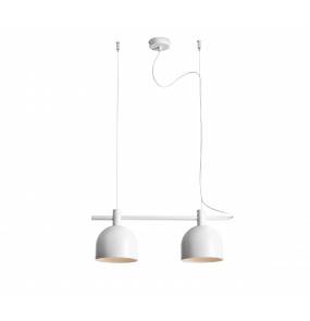 Lampa wisząca BERYL WHITE 976H Aldex minimalistyczna oprawa zwieszana w kolorze białym