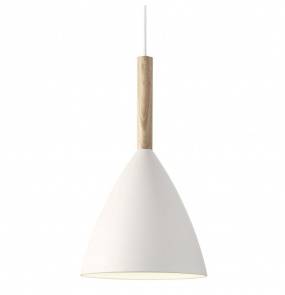 Lampa wisząca PURE 20 43293001 oprawa w kolorze białym z elementami drewna NORDLUX