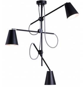 Lampa sufitowa ARTE 1008E/1 Aldex plafon nowoczesny czarny