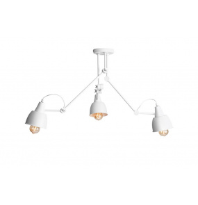 Lampa sufitowa AIDA WHITE 814PL_E Aldex potrójna ruchoma oprawa w kolorze białym