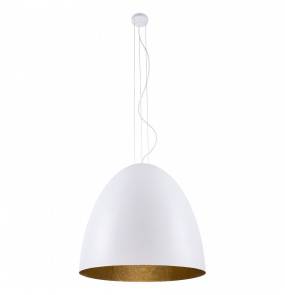 Lampa wisząca Egg L 9023 WH/G Nowodvorski Lighting biało-złota nowoczesna oprawa wisząca
