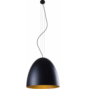 Lampa wisząca Egg L 9024 BL/G Nowodvorski Lighting czarno-złota nowoczesna oprawa wisząca