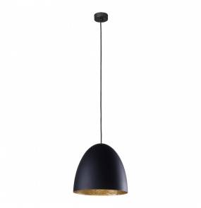 Lampa wisząca Egg M 9022 BL/G Nowodvorski Lighting czarno-złota nowoczesna oprawa wisząca