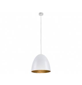 Lampa wisząca Egg M 9021 WH/G Nowodvorski Lighting biało-złota nowoczesna oprawa wisząca