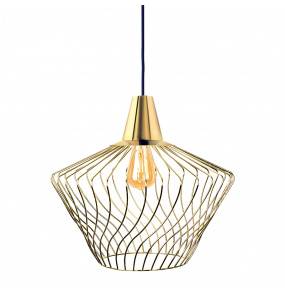Lampa wisząca Wave S 8861 G Nowodvorski Lighting złota ażurowa oprawa w dekoracyjnym stylu