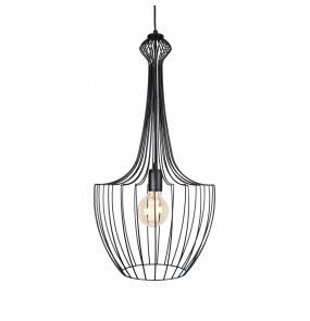 Lampa wisząca Luksor S 8851 BL Nowodvorski Lighting dekoracyjna ażurowa oprawa w kolorze czarnym