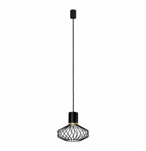 Lampa wisząca Pico 8862 BL/G Nowodvorski Lighting pojedyncza czarno-złota oprawa w dekoracyjnym stylu