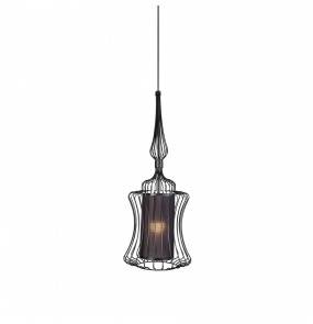 Lampa wisząca Abi S 8870 BL Nowodvorski Lighting nowoczesna druciana oprawa w kolorze czarnym