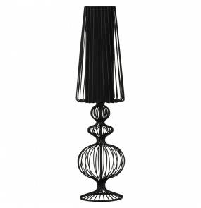 Lampa stołowa Aveiro 5126 Nowodvorski Lighting stalowa czarna oprawa w dekoracyjnym stylu