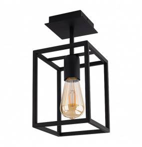 Plafon Crate 9045 Nowodvorski Lighting czarna geometryczna oprawa w stylu loft