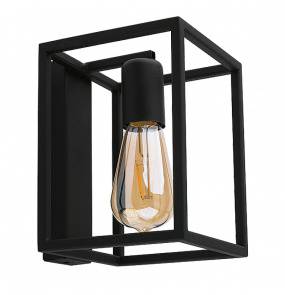 Kinkiet Crate 9046 Nowodvorski Lighting czarna geometryczna oprawa w stylu loft