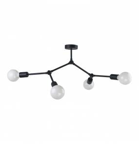 Plafon Twig 9140 Nowodvorski Lighting minimalistyczna oprawa w kolorze czarnym