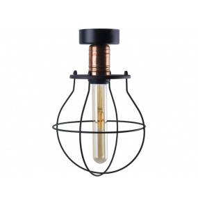 Plafon Manufacture 9741 Nowodvorski Lighting czarno-miedziana oprawa w stylu loft