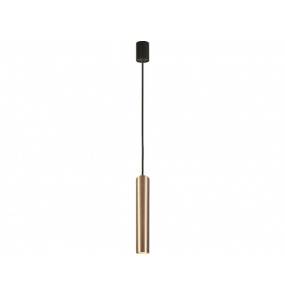 Lampa wisząca Eye L 8800 Nowodvorski Lighting czarno-mosiężna oprawa w nowoczesnym stylu