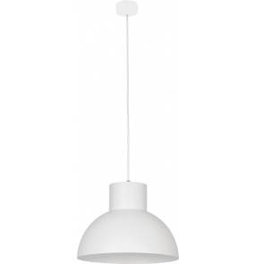 Lampa wisząca Works 6612 Nowodvorski Lighting nowoczesna półokrągła oprawa w kolorze białym