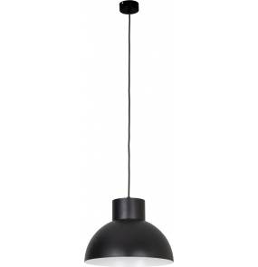 Lampa wisząca Works 6613 Nowodvorski Lighting nowoczesna półokrągła oprawa w kolorze czarnym