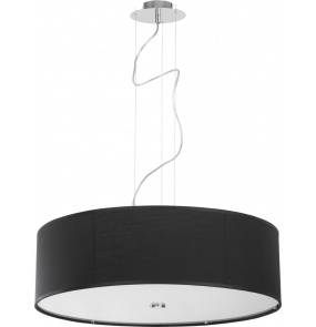 Lampa wisząca Viviane 6774 Nowodvorski Lighting czarna okrągła oprawa w nowoczesnym stylu