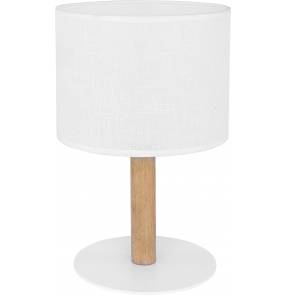 Lampa stołowa Deva 5217 TK Lighting nowoczesna oprawa w kolorze białym