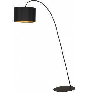 Lampa podłogowa Alice 4963 Nowodvorski Lighting pojedyncza czarno-złota oprawa stojąca