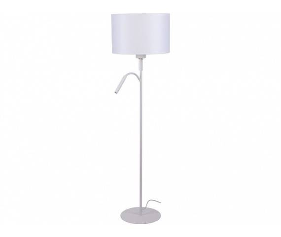 Lampa podłogowa Hotel Plus 9074 Nowodvorski Lighting podwójna biała oprawa w nowoczesnym stylu