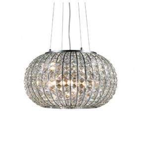 Lampa wisząca Calypso SP5 044200 Ideal Lux oprawa w stylu kryształowym
