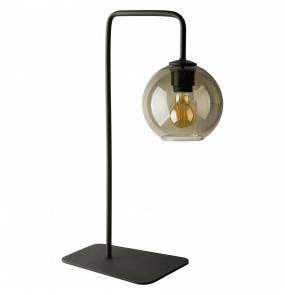 Lampa stołowa Monaco 9308 Nowodvorski Lighting nowoczesna pojedyncza oprawa z dymionego szkła