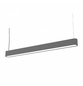 Lampa wisząca Soft LED 7535 95x6 Nowodvorski Lighting grafitowa podłużna oprawa w nowoczesnym stylu