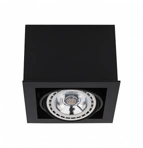 Oprawa natynkowa Box ES111 9495 Nowodvorski Lighting czarna oprawa w kształcie kostki