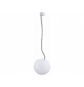 Lampa wisząca zewnętrzna Cumulus L 9607 Nowodvorski Lighting biała oprawa w kształcie kuli