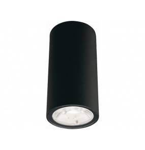 Plafon zewnętrzny Edesa LED S 9110 Nowodvorski Lighting czarna oprawa w kształcie tuby