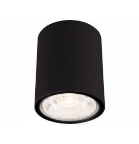 Plafon zewnętrzny Edesa LED M 9107 Nowodvorski Lighting czarna oprawa w kształcie tuby
