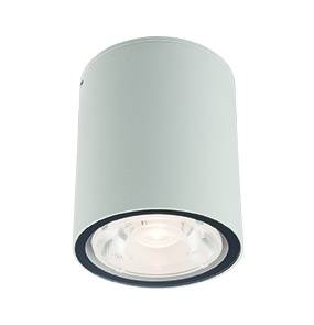 Plafon zewnętrzny Edesa LED M 9108 Nowodvorski Lighting biała oprawa w kształcie tuby