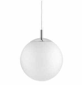 Lampa wisząca Alur M 10722103 KASPA kulista oprawa w kolorze białym