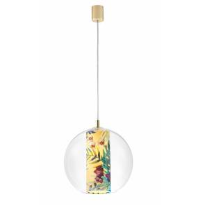 Lampa wisząca Feria M 10902114 KASPA dekoracyjna oprawa ze szklanym kloszem