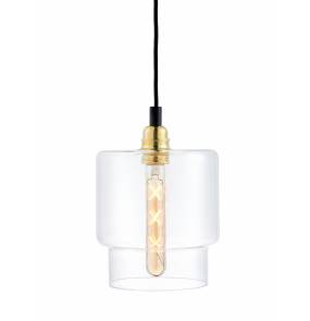 Lampa wisząca Longis IV Gold 10874105 KASPA transparentna oprawa w nowoczesnym stylu