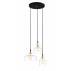 Lampa wisząca Longis 3 Gold 10877305 KASPA czarno-złota oprawa w nowoczesnym stylu