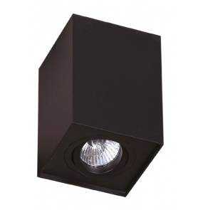 Lampa natynkowa Basic Square C0071 Maxlight nowoczesna oprawa sufitowa w kolorze czarnym