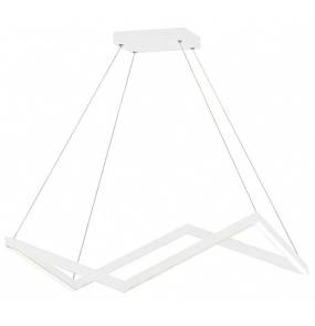Lampa wisząca ORIGAMI P0364 MAXlight biała oprawa w nowoczesnym stylu