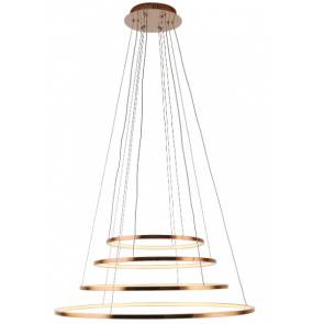 Lampa wisząca Queen IV P0244D Maxlight miedziana oprawa z funkcją ściemniania światła