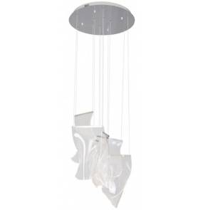 Lampa wisząca SILK P0371D MAXlight biała oprawa w nowoczesnym stylu