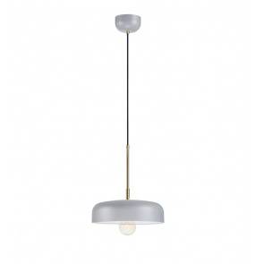 Lampa wisząca Caen 107924 Markslojd szara minimalistyczna oprawa sufitowa