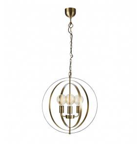 Lampa wisząca Orbit 107941 Markslojd mosiężna oprawa sufitowa w klasycznym stylu